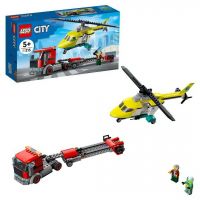 LEGO (Лего) 60343-L Конструктор LEGO CITY Great Vehicles Грузовик для спасательного вертолёта