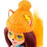 Mattel GJX31 Энчантималс Игровой набор Рождественские сани с куклой Фелисити Лис