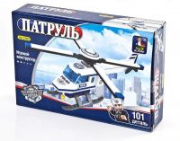 Ausini 23407 Конструктор Полицейский вертолет "Патруль", 101 дет.