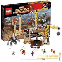 Lego Super Heroes 76037 Конструктор Лего Супер Герои Рино и Песочный человек