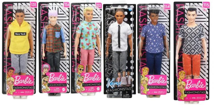 Mattel DWK44 Barbie Ken Игра с модой в ассортименте 12 видов