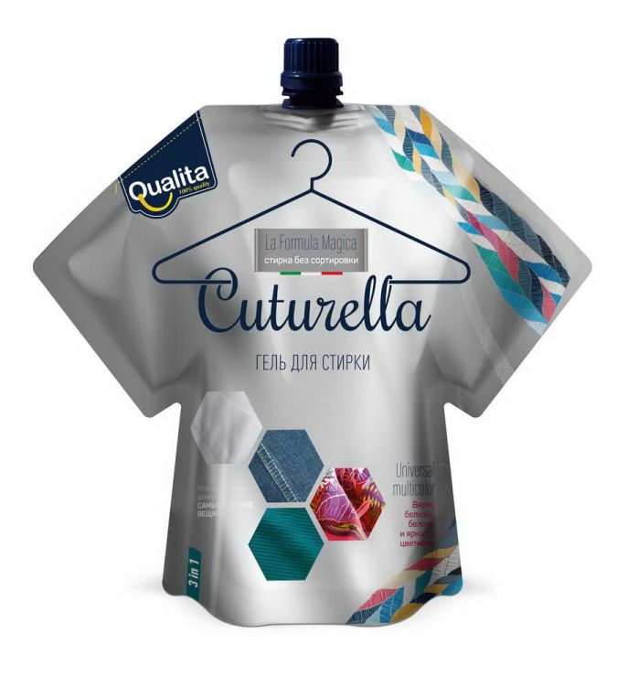 CUTURELLA 11115-КК Гель для стирки CUTURELLA УНИВЕРСАЛЬНЫЙ концентрированный с энзимами 1000мл
