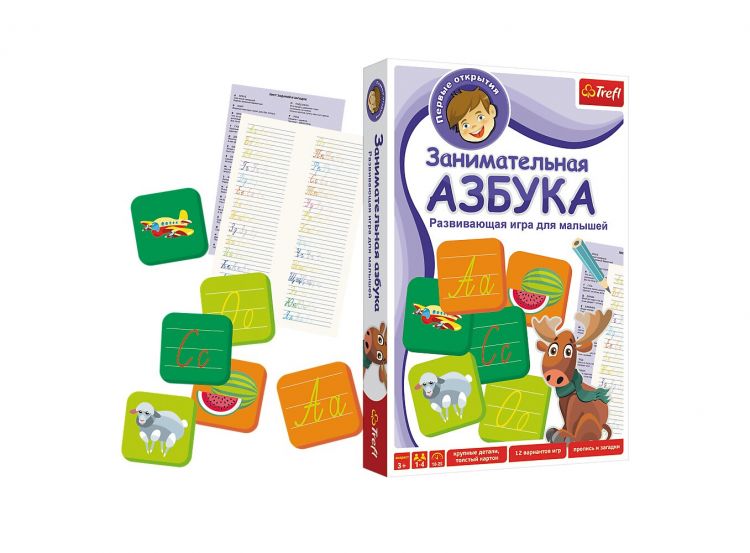 Trefl 01101 Настольная игра Занимательная Азбука