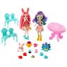 Mattel GLD41 Энчантималс Игровой набор "Чаепитие Пэттер Павлины и Бри Кроли"