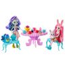 Mattel GLD41 Энчантималс Игровой набор "Чаепитие Пэттер Павлины и Бри Кроли"