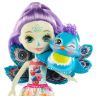 Mattel GLD41 Энчантималс Игровой набор "Чаепитие Пэттер Павлины и Бри Кроли"