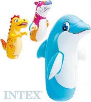 INTEX int44669NP Игрушка-неваляшка для боксирования "Животное", 3 вида, 91см
