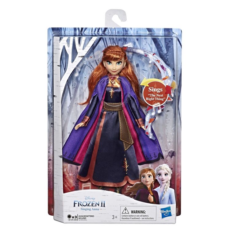 Hasbro E6853 Кукла Принцесса Дисней Холодное сердце 2 Поющая Анна, 28 см