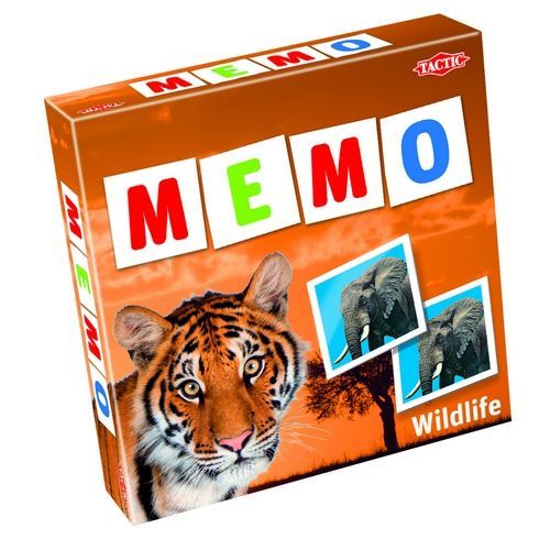 Tactic Games 41441 Игра Мемо «Дикие животные»
