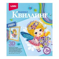 LORI Квл-028 Набор для творчества LORI Квиллинг. Панно "Фея полей"