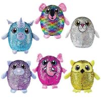 Beverly Hills SH01053 Shimmeez S2 Мягкая игрушка Шиммиз Фигурки животных в пайетках, 20 см