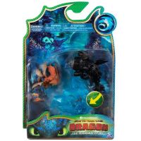Spin Master 66629 Dragons 3 Мини-фигурки 2 драконов и люминесцентный кристалл, Беззубик и Грозокрыл