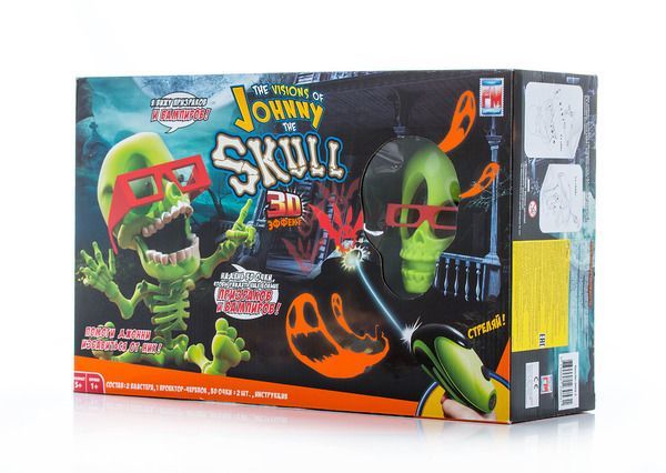 Johnny the Skull 3053-2 Джонни-Черепок Тир проекционный, 1 бластер