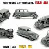 Звезда 3634 Сборная модель Советский автомобиль Газ М1, 1:35