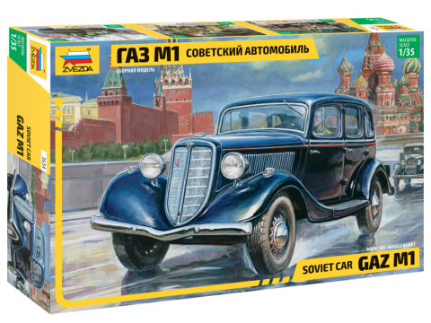 Звезда 3634 Сборная модель Советский автомобиль Газ М1, 1:35