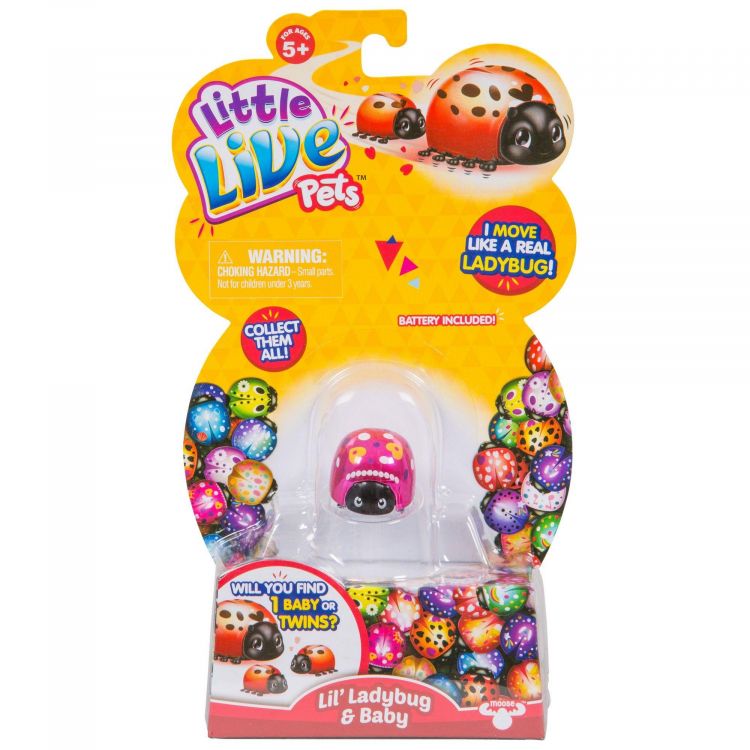 Moose 28447 Интерактивная божья коровка и малыш Little Live Pets, Принцесса