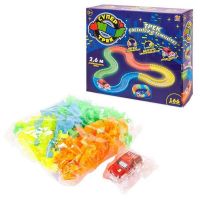 ABtoys PT-00949 Гибкий трек "Супер Трек", светится в темноте, 167 предметов