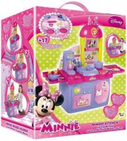 IMC Toys 1132280 Кухня Minnie с набором посудки, 17 предметов