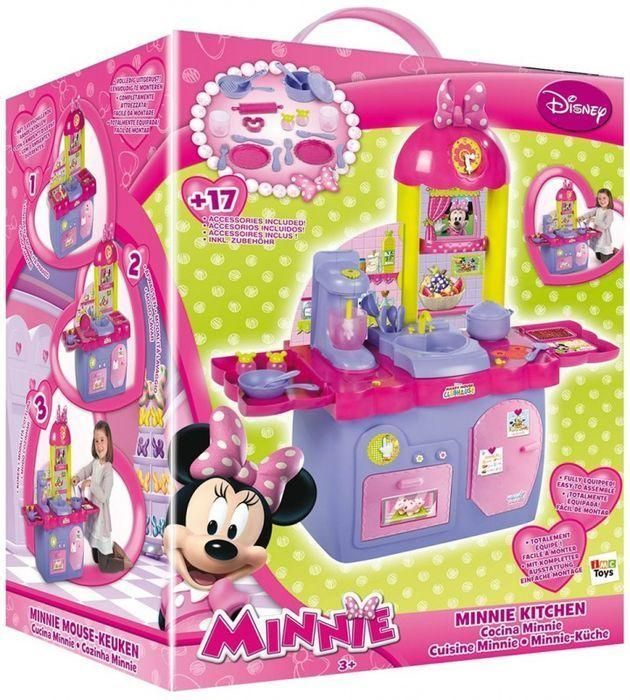 1132280_IMC_Toys_pack.jpg IMC Toys 1132280 Кухня Minnie с набором посудки, 17 предметов