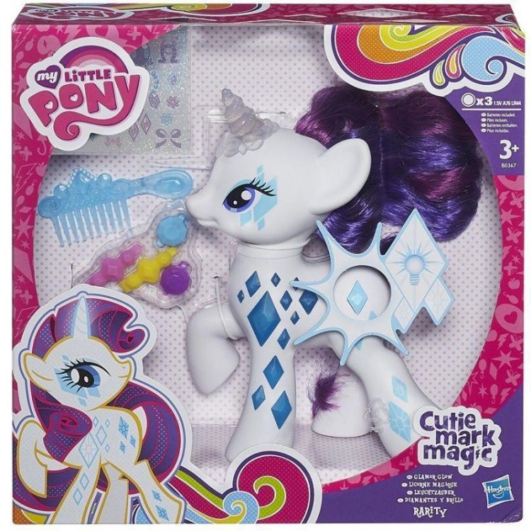 Hasbro B0367 My Little Pony Серия "Cutie Mark Magic" Пони-модница Сияющая Рарити, 15 см