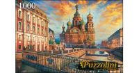 Puzzolini 9939 Пазл Санкт-Петербург Храм Спаса на Крови, 1000 элементов