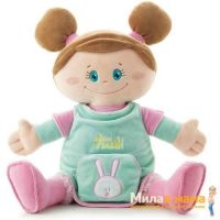 Trudi 64078 Мягкая кукла в платье с зайчиком, 40 см