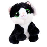AB toys M0074 Мягкая игрушка Кот чёрный, 15 см