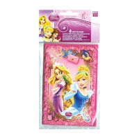 Procos 82650 Приглашения в конвертах "Принцессы Disney и питомцы", 6 шт.