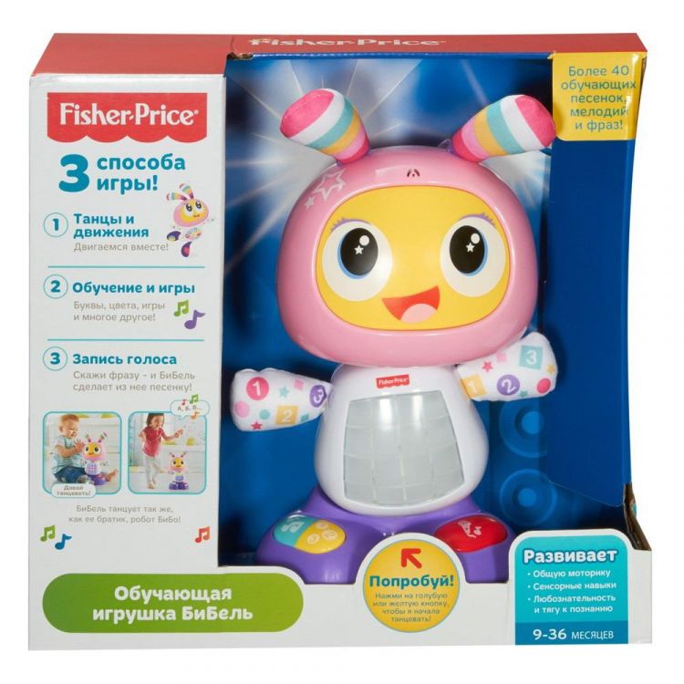 Mattel FBC98 Интерактивная игрушка Mattel Fisher-Price БиБель