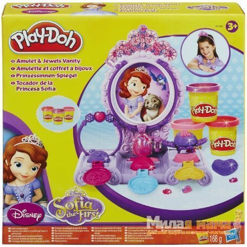 Play Doh A7399 Пластилин Туалетный столик принцессы Софии