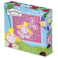 ORIGAMI 02880 Пазл Ben & Holly "Настоящая принцесса", 16 элементов