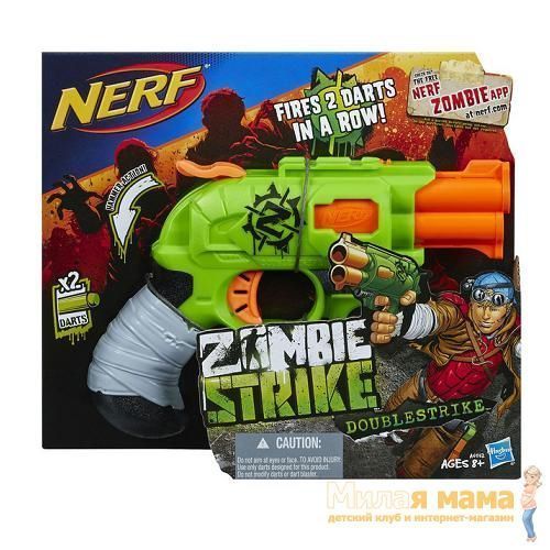 NERF A6562 Бластер Зомби Двойная Атака