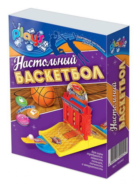 ФАНТАЗЁР 155002ФН Рlay`S Игра «Настольный баскетбол» ФАНТАЗЁР 155002ФН Рlay`S Игра «Настольный баскетбол»