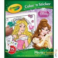 Crayola 04-0202 Раскраска с наклейками Принцессы Дисней