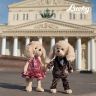 Orange Toys LD038 Lucky Doggy Мягкая игрушка Собачка Lucky Dolly: Ретро вечеринка, 25 см