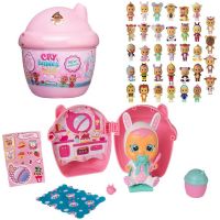 IMC Toys 97629/98442-1w Кукла IMC Toys Cry Babies Magic Tears серия Bottle House Плачущий младенец в комплекте с домиком и аксессуарами, Розовый