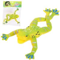 ABtoys (АБтойс) PT-01735 Фигурка Abtoys Юный натуралист Лягушки Лягушка (ярко-зеленая, лежачая), термопластичная резина