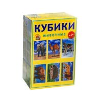 Рыжий кот К06-6936 Кубики пластиковые 6 шт. ЖИВОТНЫЕ