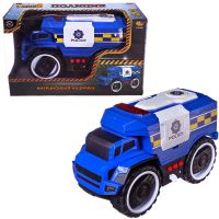 ABtoys (АБтойс) C-00356 Спецтехника. Машинка инерционная "Полиция", световые и звуковые эффекты