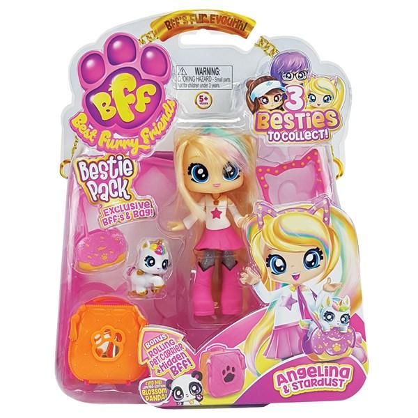 Vivid 77721 Best Furry Friends Кукла с питомцем Angelina & Stardust, с аксессуарами