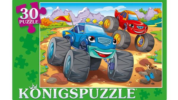 Konigspuzzle ПК30-9987 Пазл Суперджип, 30 элементов