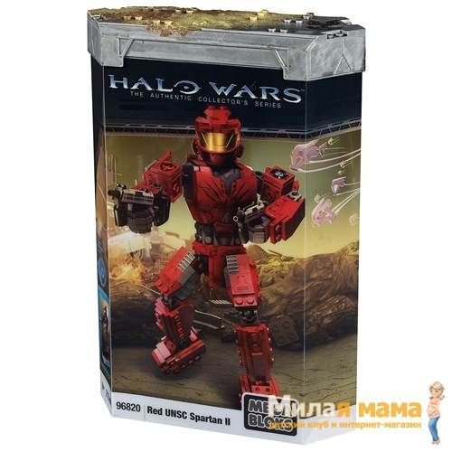 Фигурка воина Spartan II в красной броне из серии "Halo"