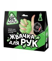 Re-Агенты EX016T Набор для опытов Re-Агенты Жвачка для рук, зеленый