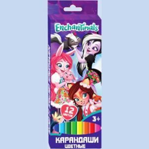 Centrum 88769 Карандаши цветные 12 цветов Enchantimals, длина 177 мм Centrum 88769 Карандаши цветные 12 цветов Enchantimals, длина 177 мм