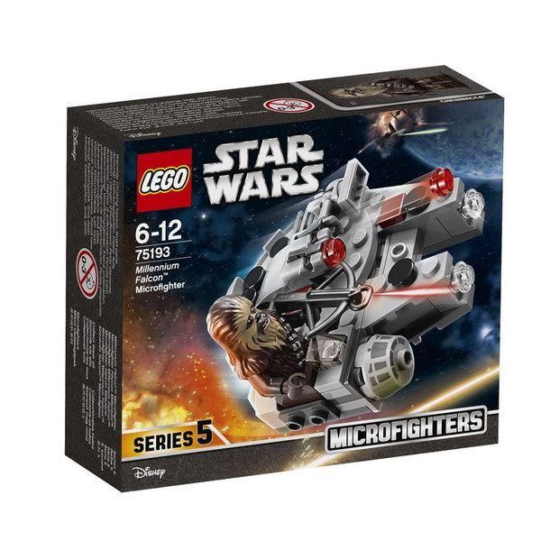 LEGO 75193 Конструктор Лего STAR WARS Микрофайтер «Сокол Тысячелетия»