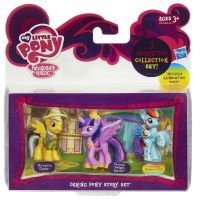 Hasbro A5462 My Little Pony Мини-набор из 3 пони - Daring Do Dazzle, Princess Twilight Sparkle, Rainbowfield Rainbow Dash