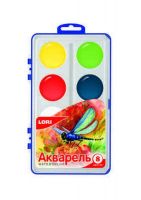 Краски акварельные, 8 цветов