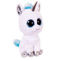 ABtoys M0058 Мягкая игрушка Единорог, серебро, 14 см