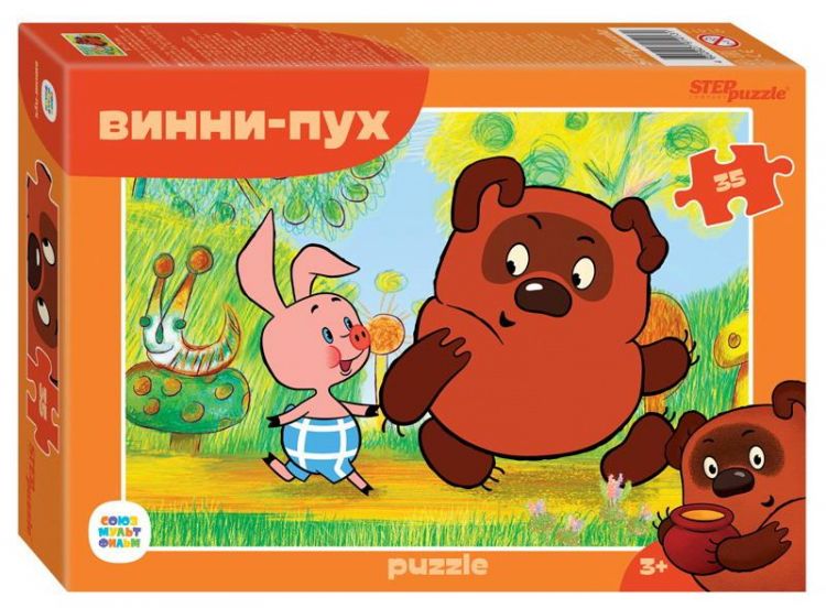 СТЕП ПАЗЛ 91413 Пазл STEP puzzle Винни Пух 35 элементов