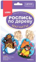 LORI Фнр-023 Набор для творчества LORI Роспись по дереву. Магниты На берегу